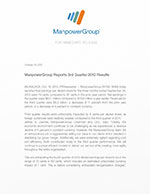 Press release Press release